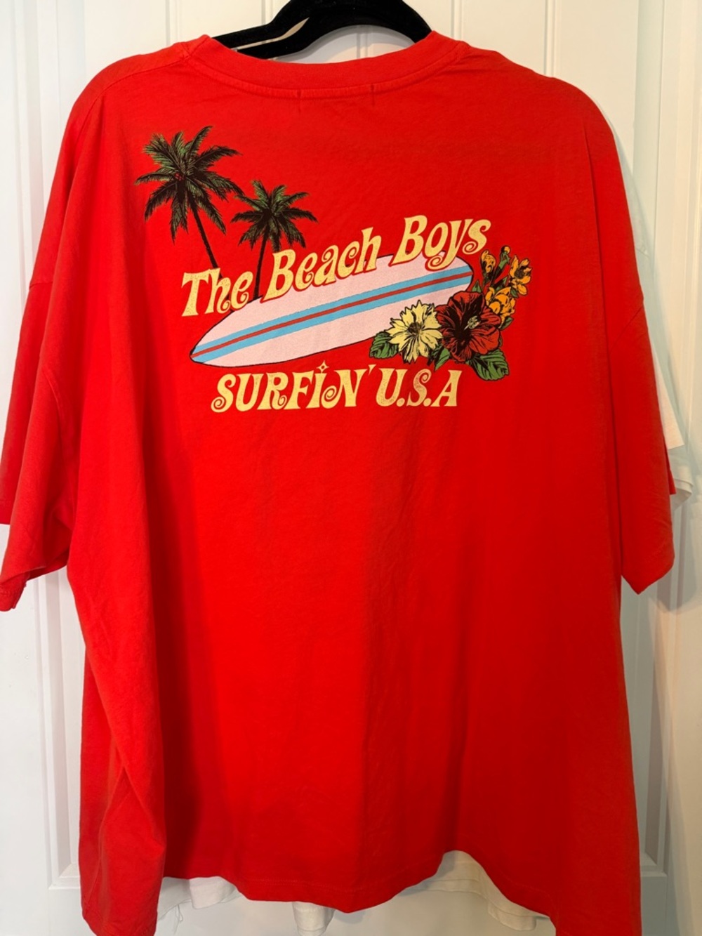 Daydreamer x Free People Beach Boys One Size Tee NWOT Red - Picture 2 of 6